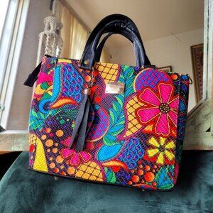 Belo Horizonte since 1965 colorful flower print handbag